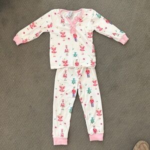 Pima nutcracker print pajamas